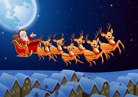 flying reindiers santas are fake